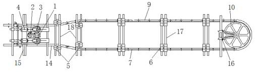 Hanging seat storing and automatic conveying device