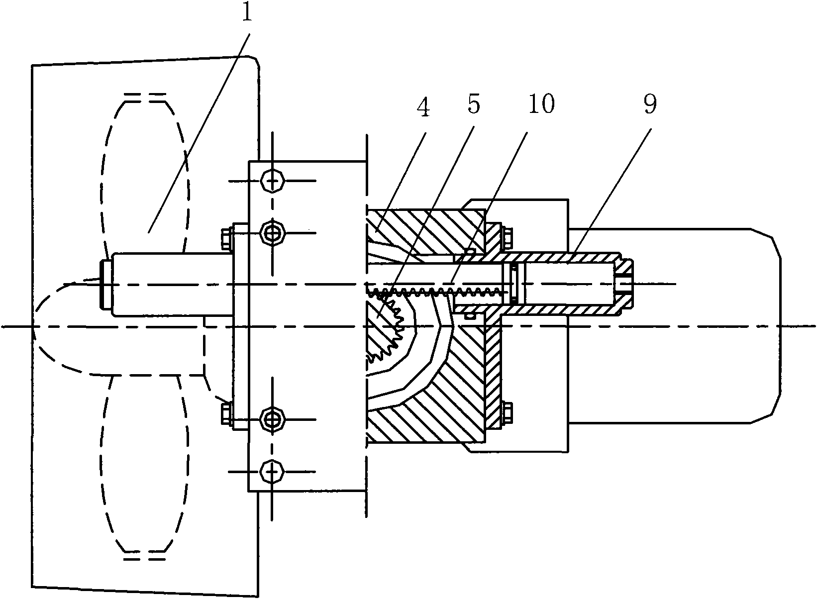 Oscillating type propeller