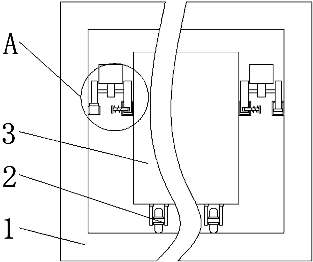 Portable full-automatic satellite communication antenna device