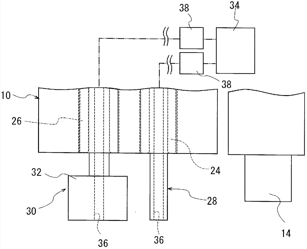 Electronic part installing method and installing device