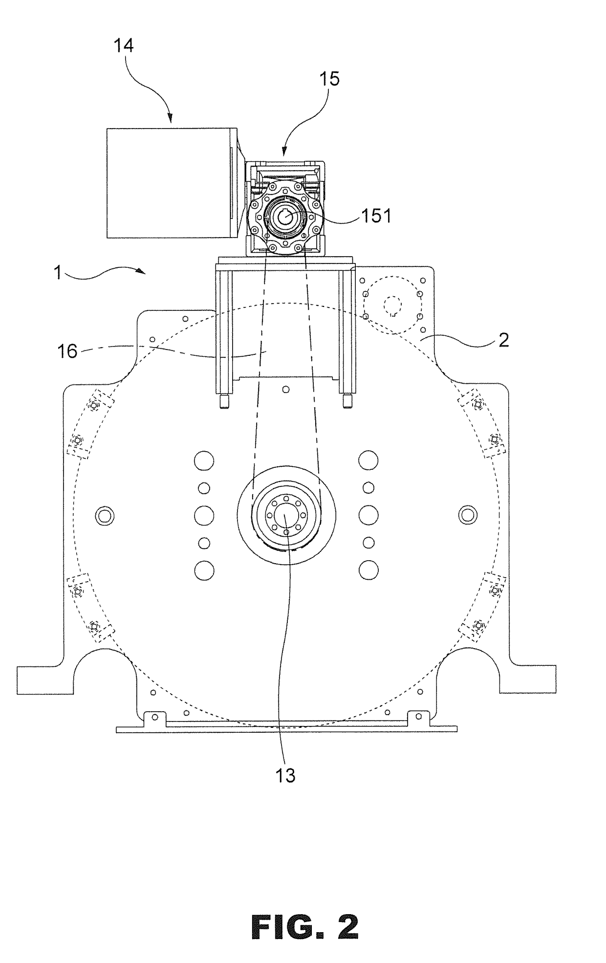 Rotary shaft type turntable positioning device of injection molding machine