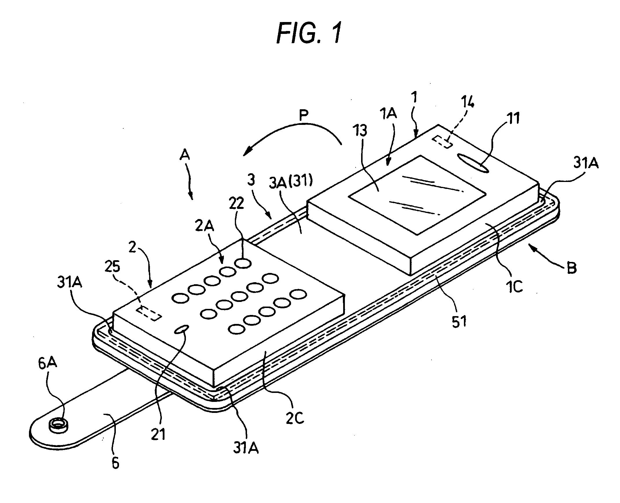 Connection device, electronic apparatus with the same, and folding portable terminal device