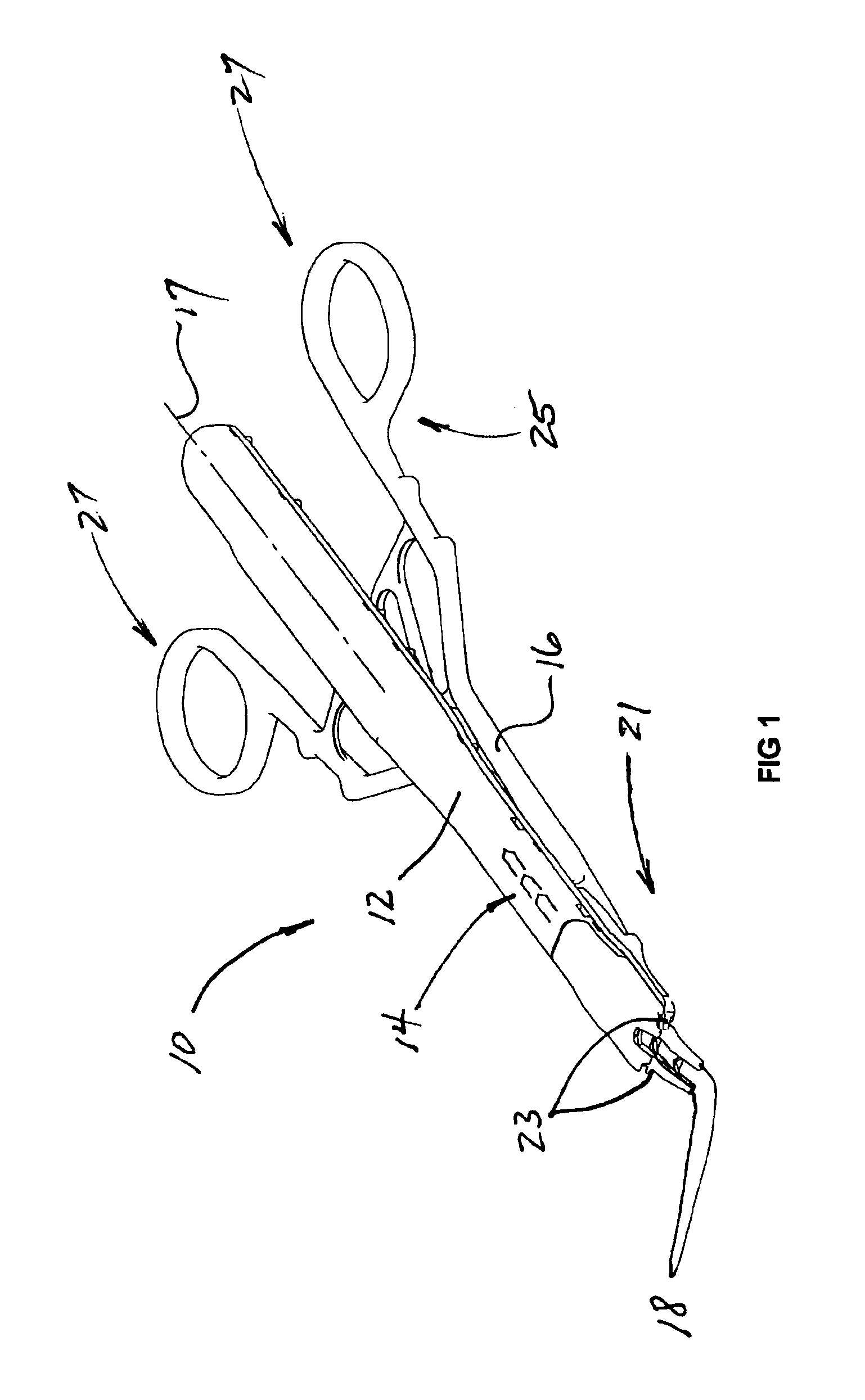 Surgical instrument with improved handle assembly