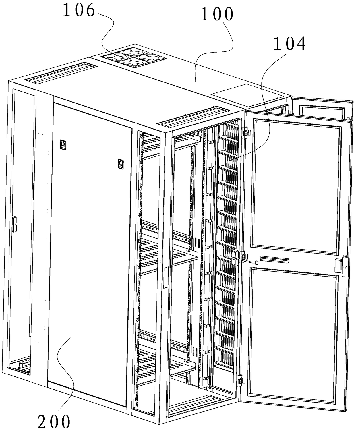 Communication network cabinet