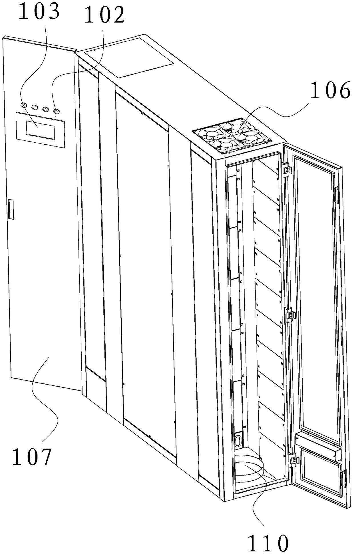 Communication network cabinet