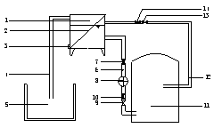 Seamless steel tube welding lengthways cocked piece rubbing wear reduction device