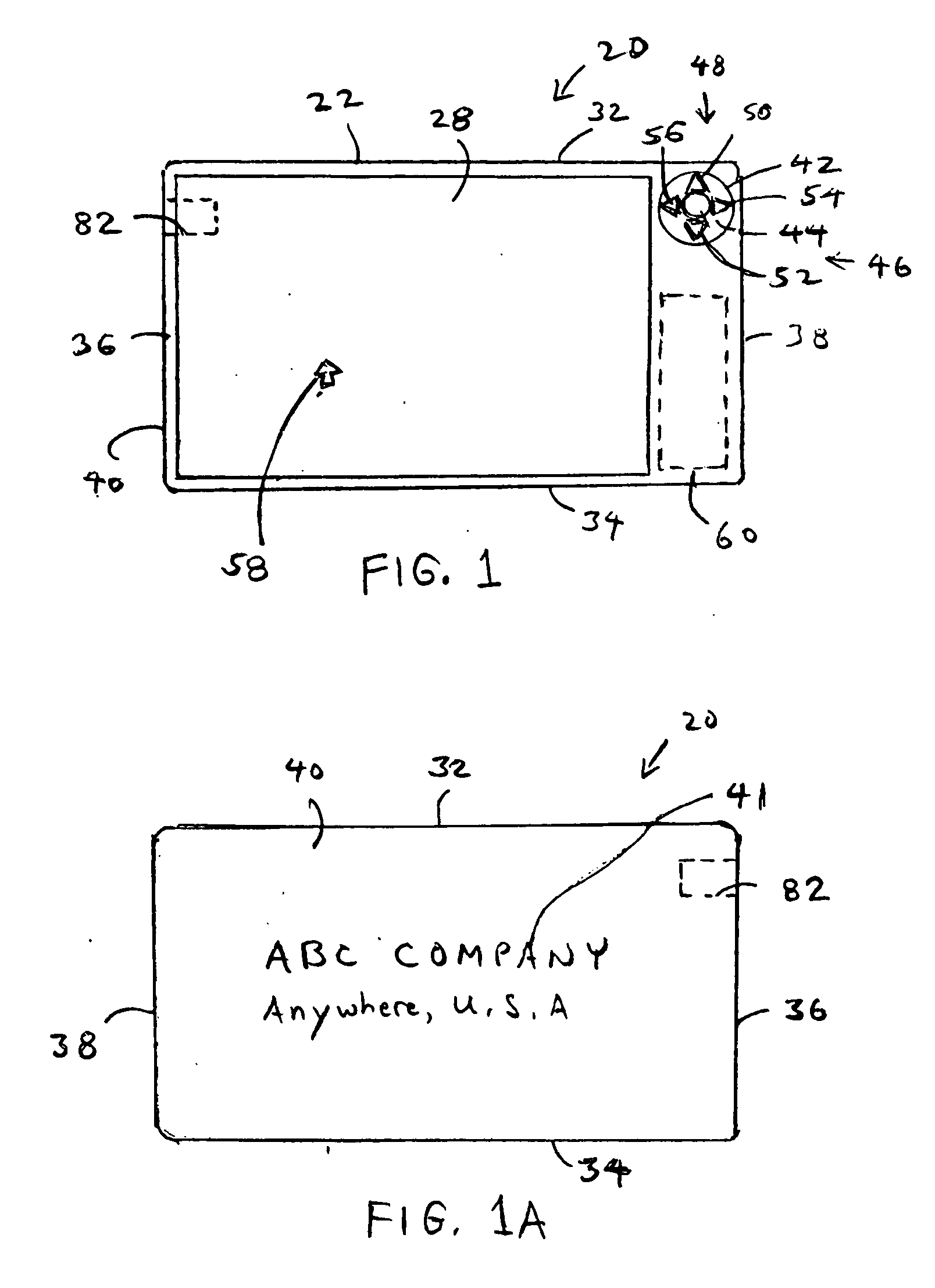 Compact electronic unit with display