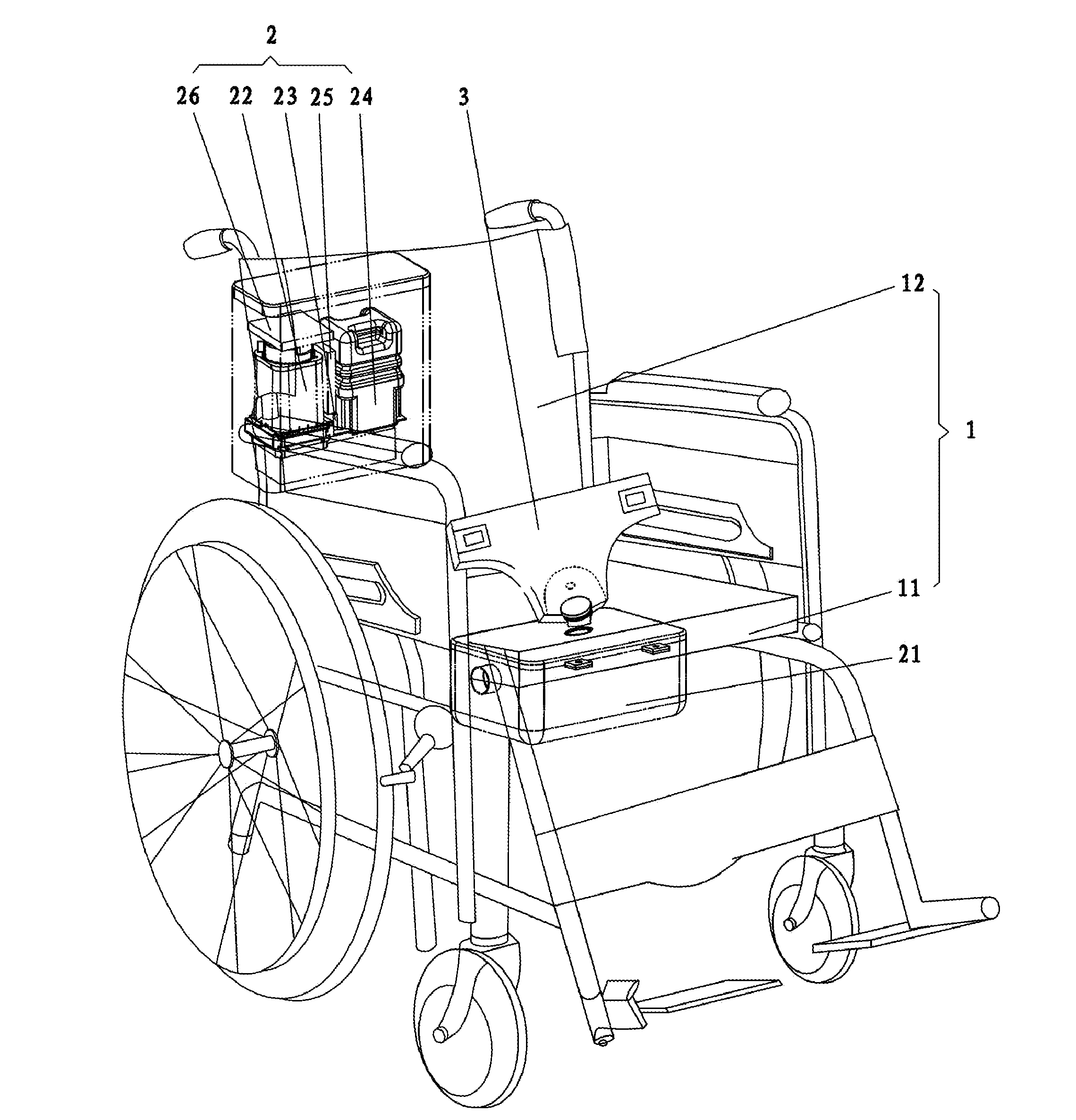 Automatic wheelchair-type feces cleaner without need of undressing and dressing