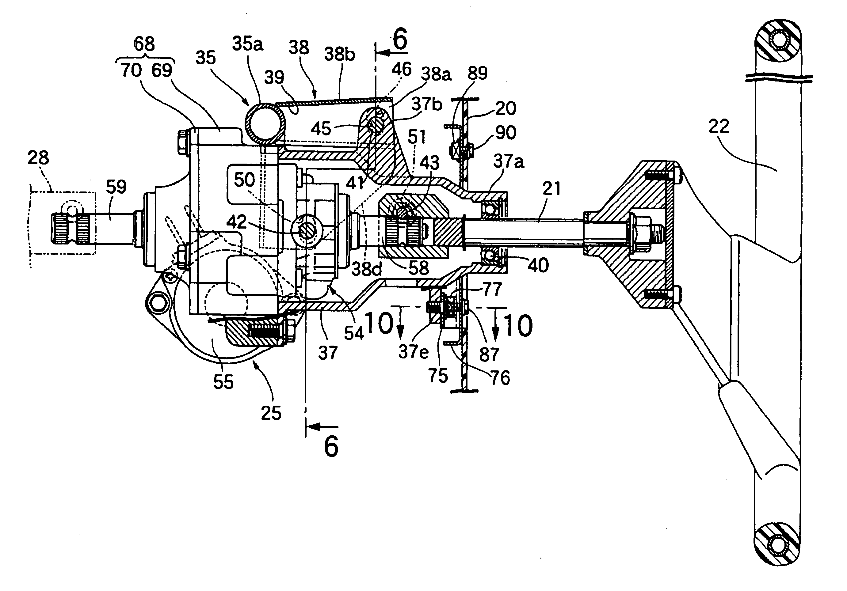 Power steering system for vehicle