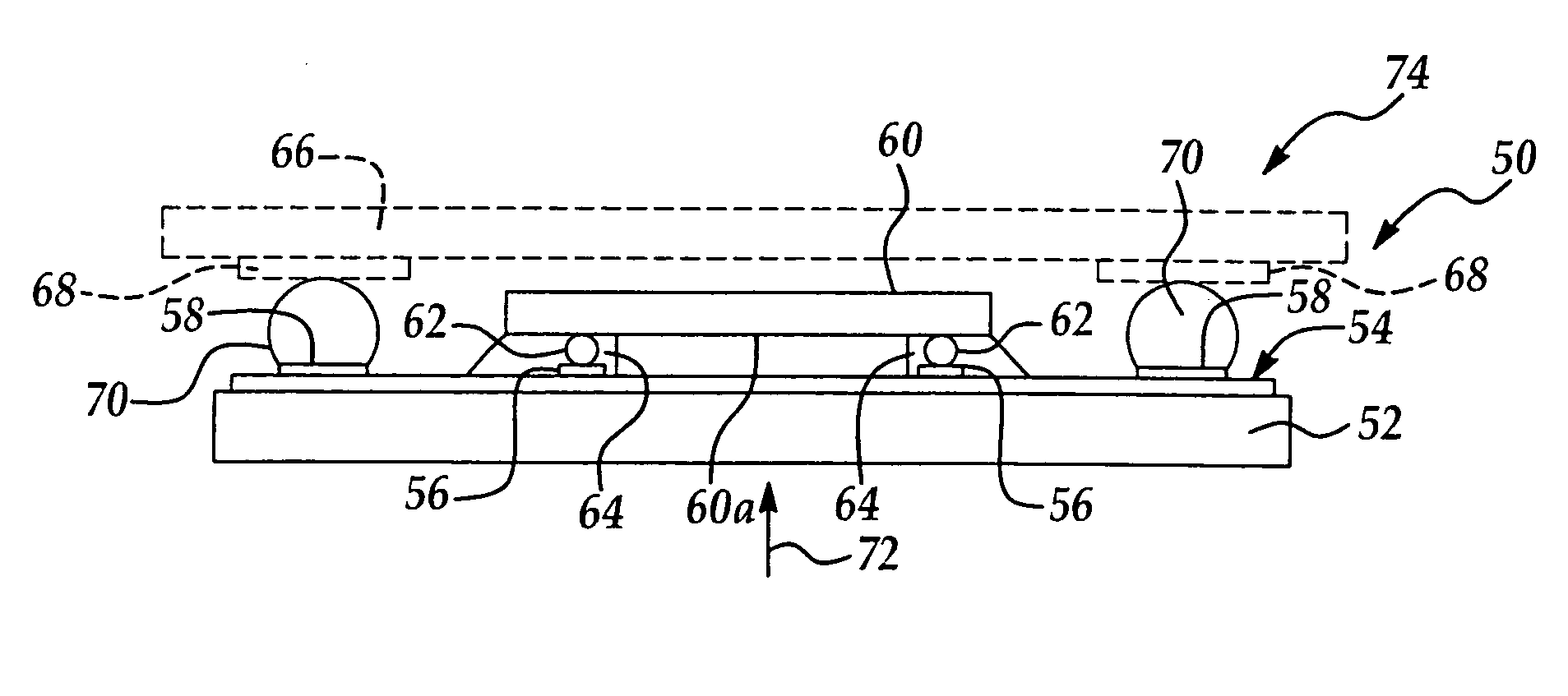 Image sensor packaging structure and method