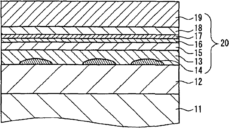 Ohmic electrode structure and semiconductor element