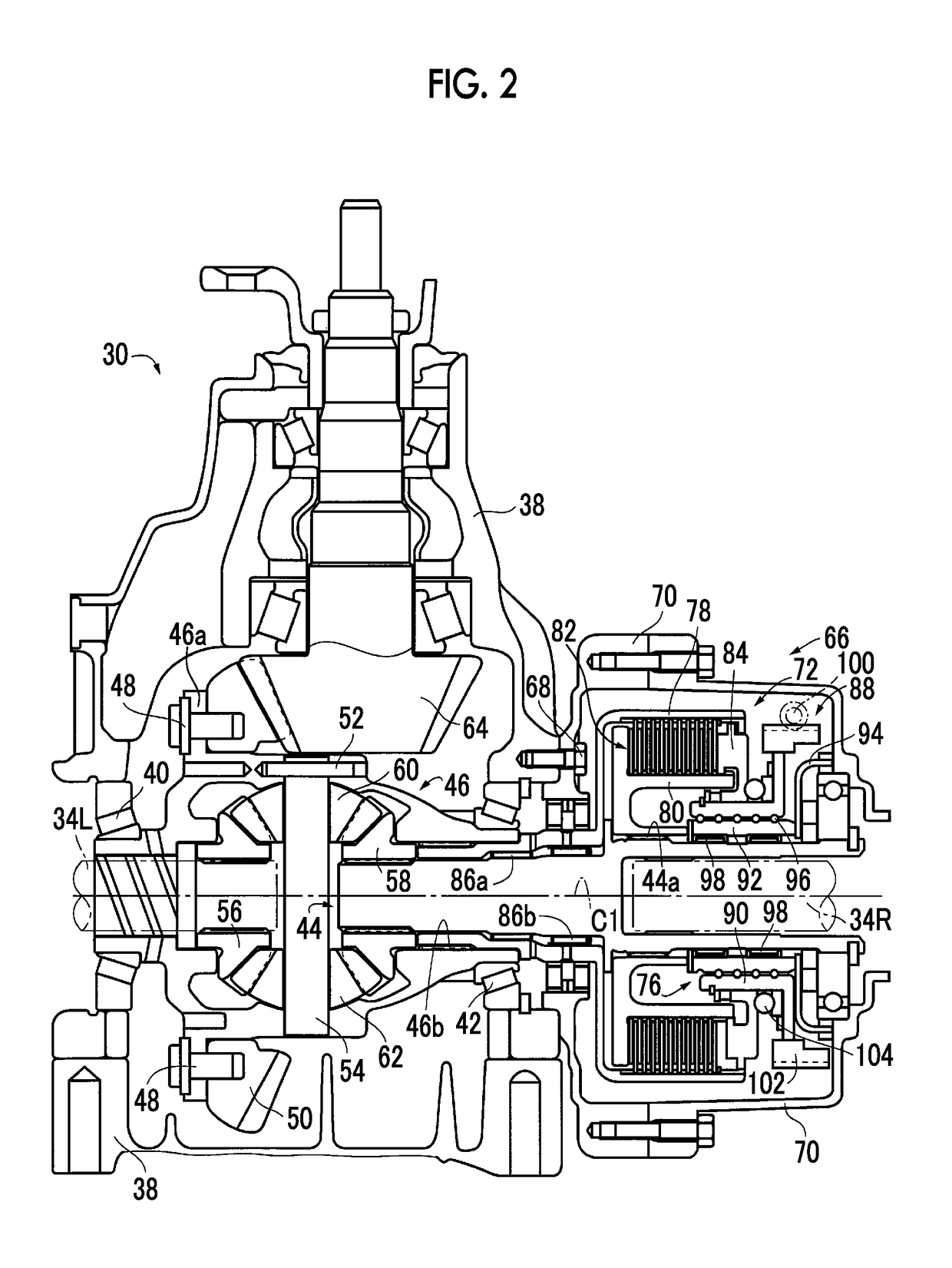 Differential limiting device for vehicle