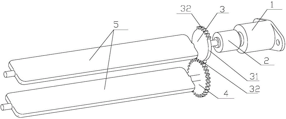 Driving device and method of conditioner swing blades and air conditioner