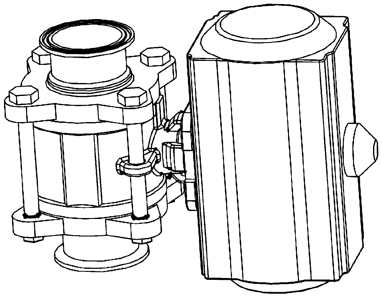 Heatable ball valve