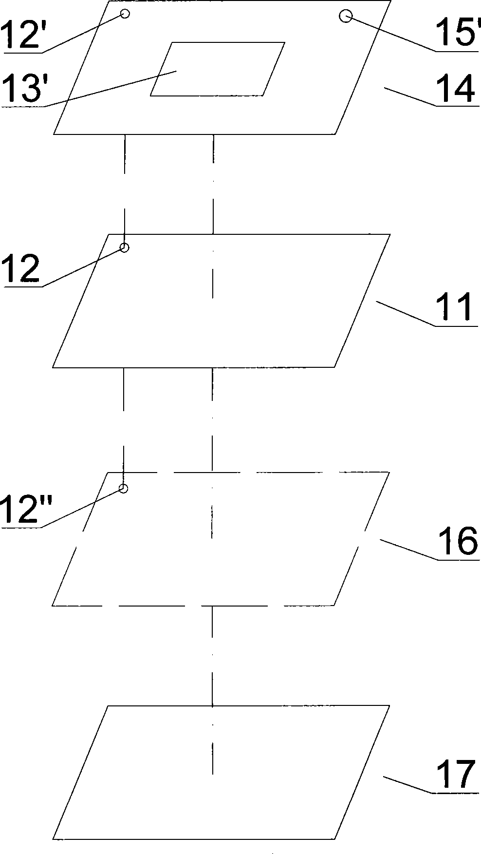 Method for manufacturing hollowed-out board