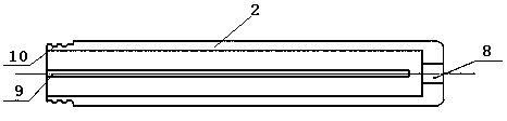 Anti-fracture environment-friendly pen shell