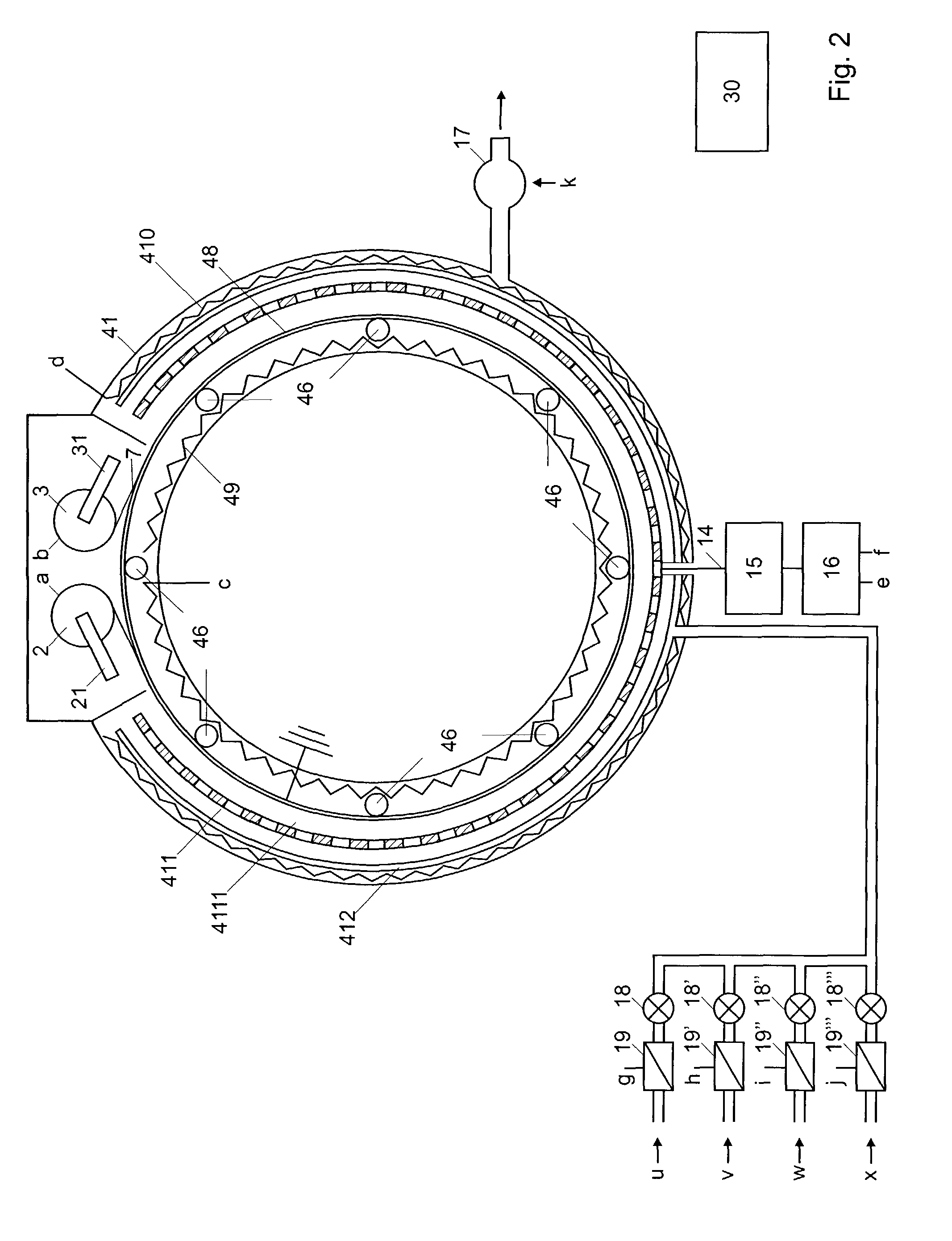 Apparatus and method for the production of flexible semiconductor devices