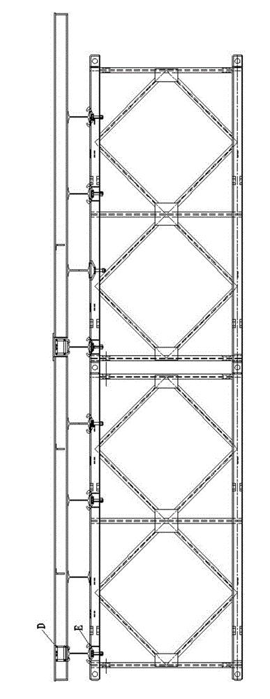 Assembly type steel bridge and building method thereof