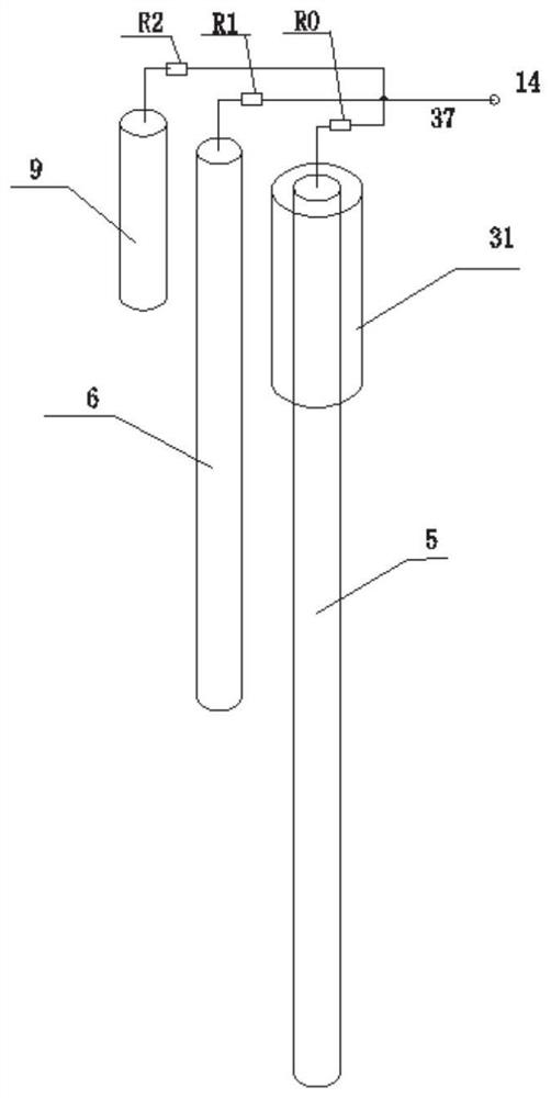 Anti-boiling-overflow automatic water adding and boiling container and intelligent water boiling device formed by same