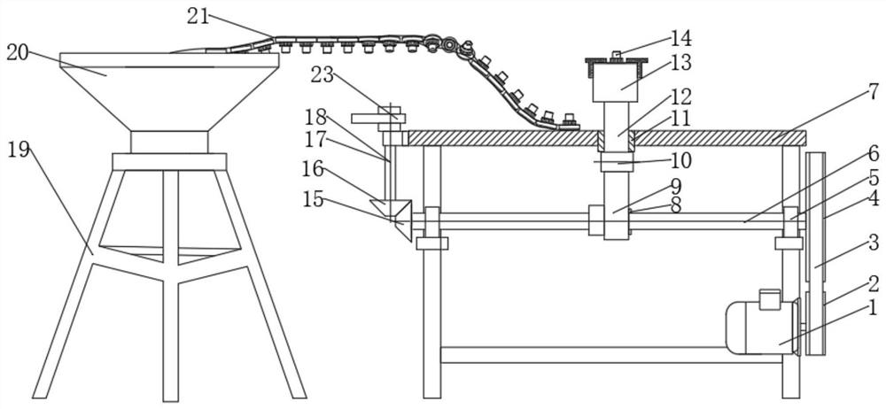 Inverted automatic punching and riveting equipment