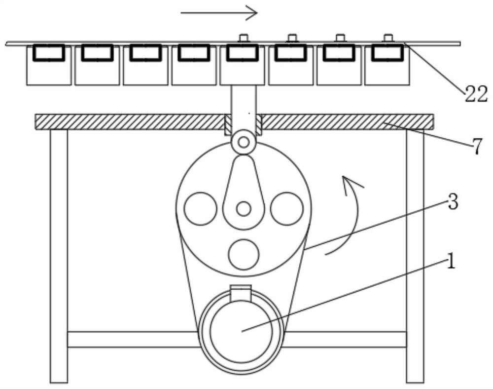 Inverted automatic punching and riveting equipment