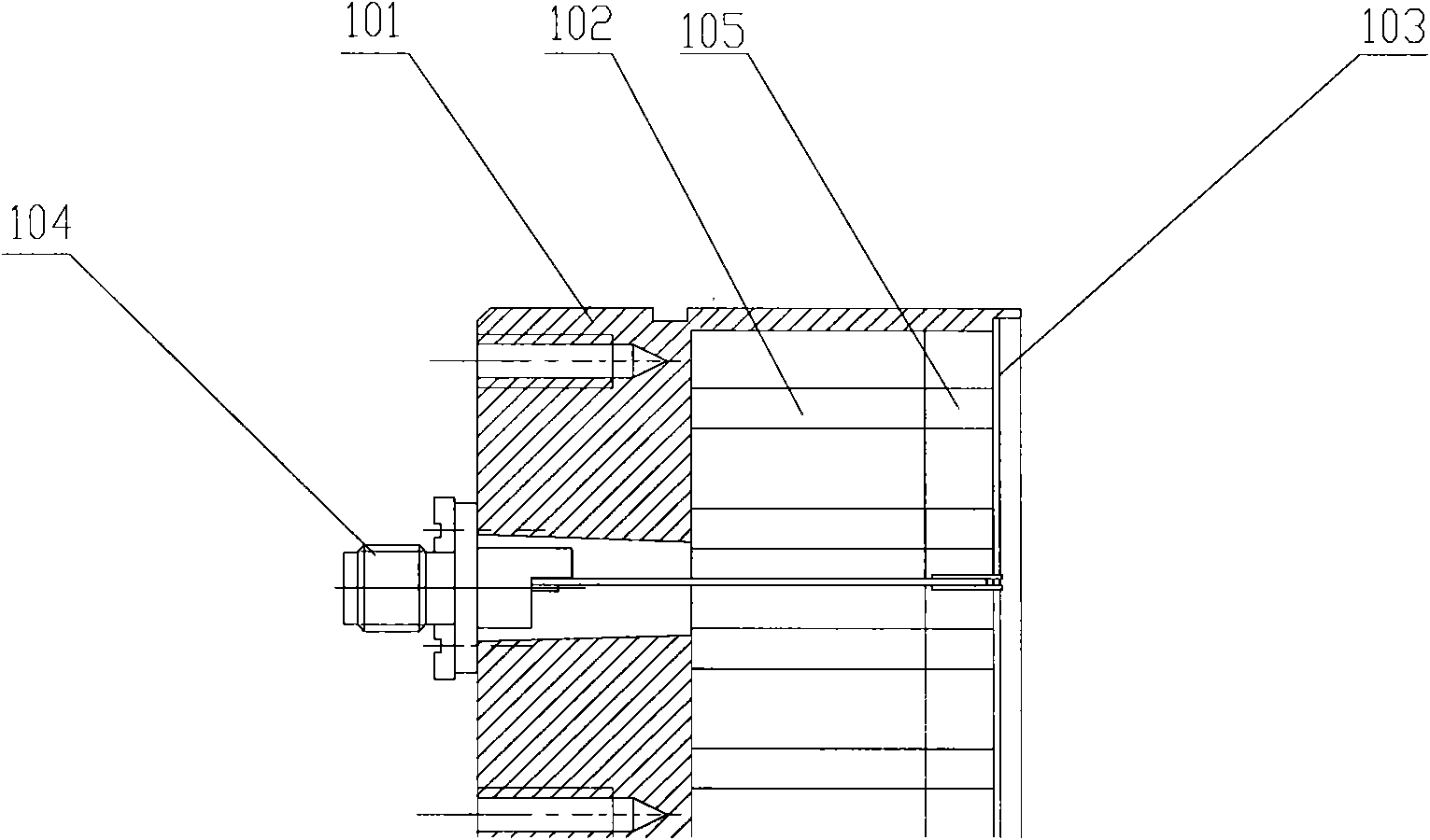 Sensor used for transformer partial discharge ultra wideband radio-frequency location