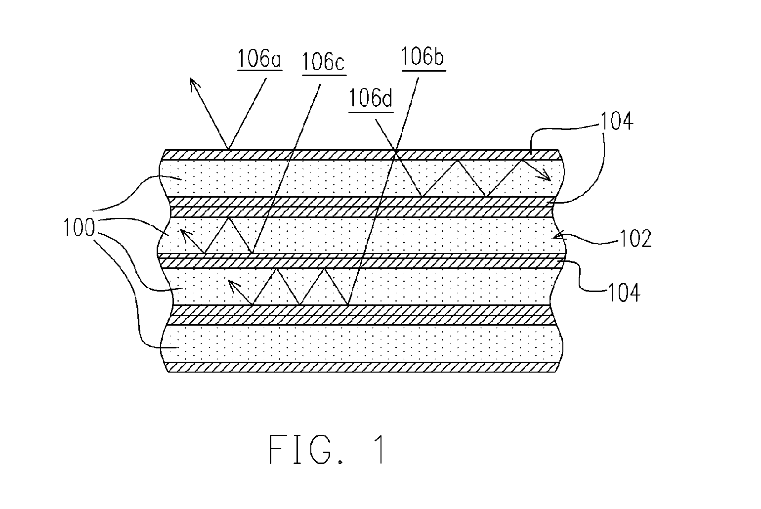 Multilayer structure for absorbing electromagnatic wave and manufacturing method thereof