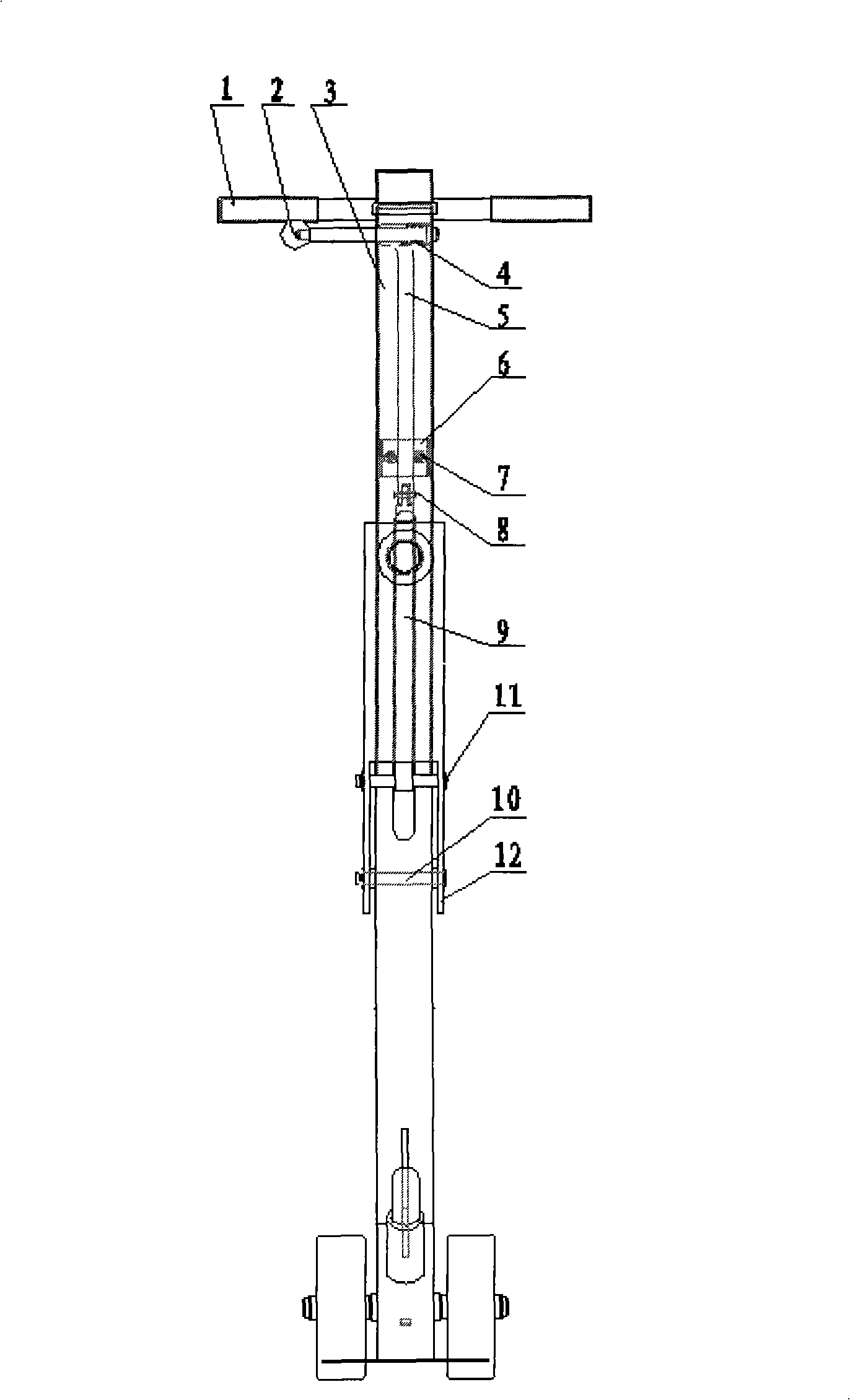 Heavy truck lifting machine moving method and special mechanical moving device thereof