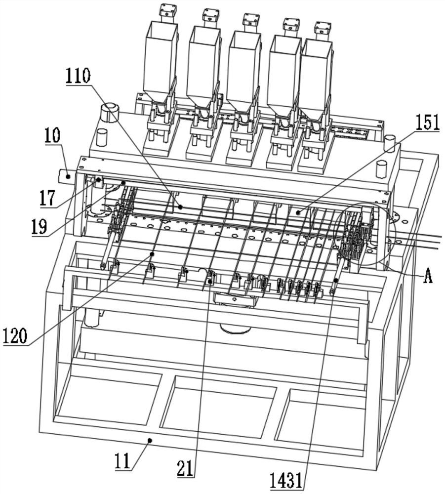 Grid node injection molding machine and fence net production system