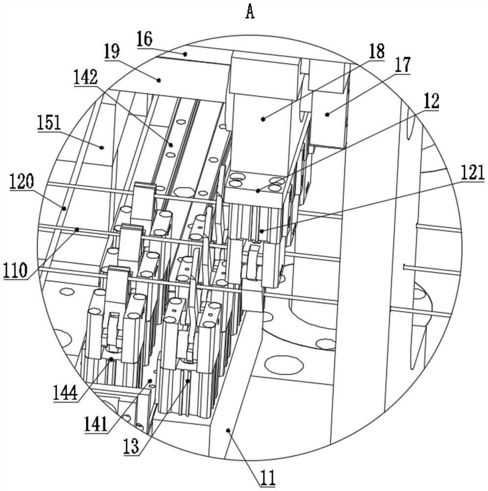 Grid node injection molding machine and fence net production system