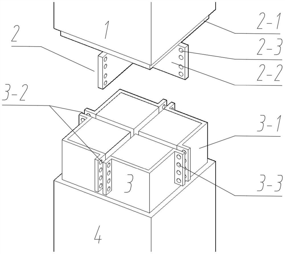 Fabricated RC column connecting joint based on steel hoop plate-steel tooth groove connecting piece