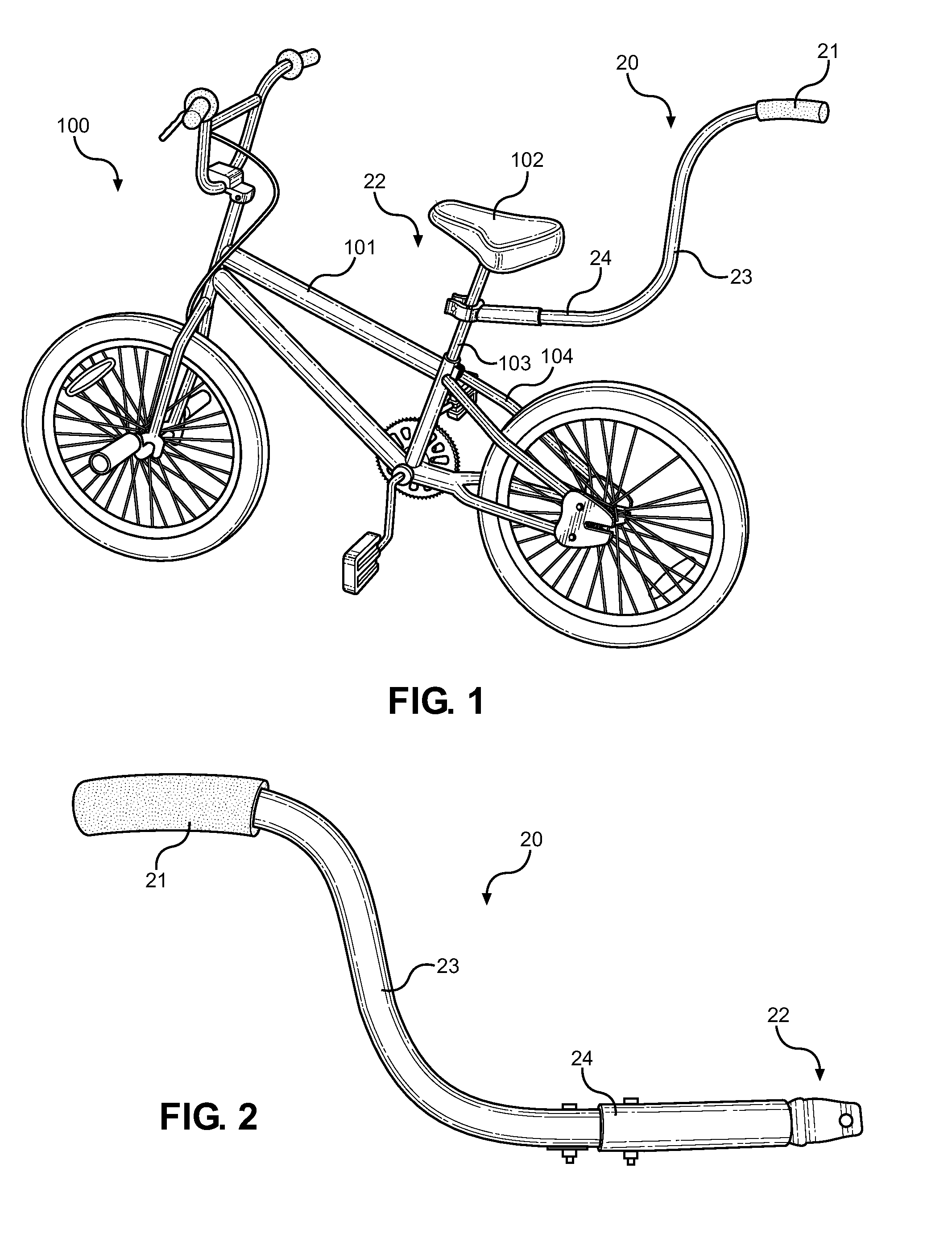 Bicycle Training Handle