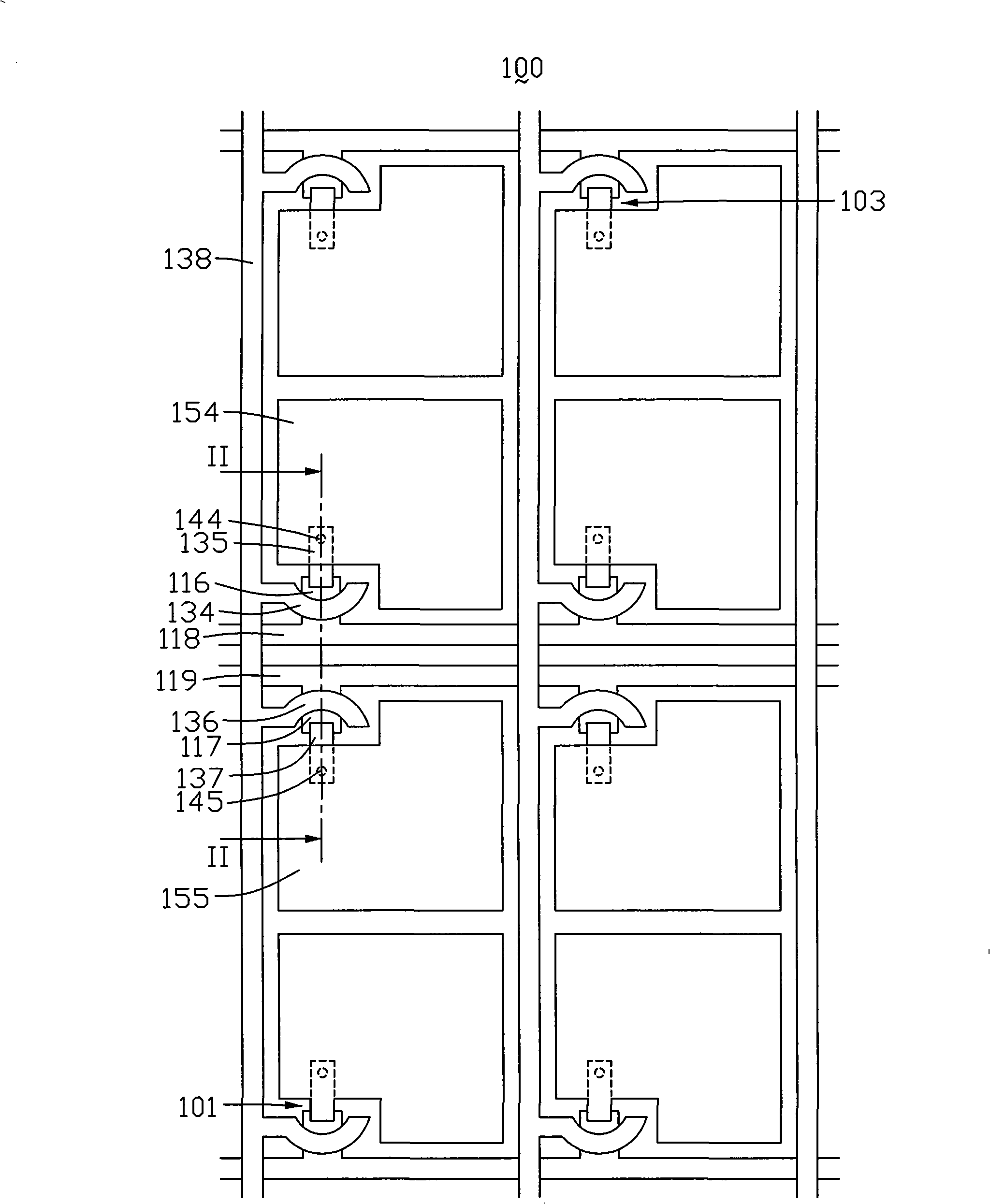 Thin film transistor substrate and manufacturing process thereof