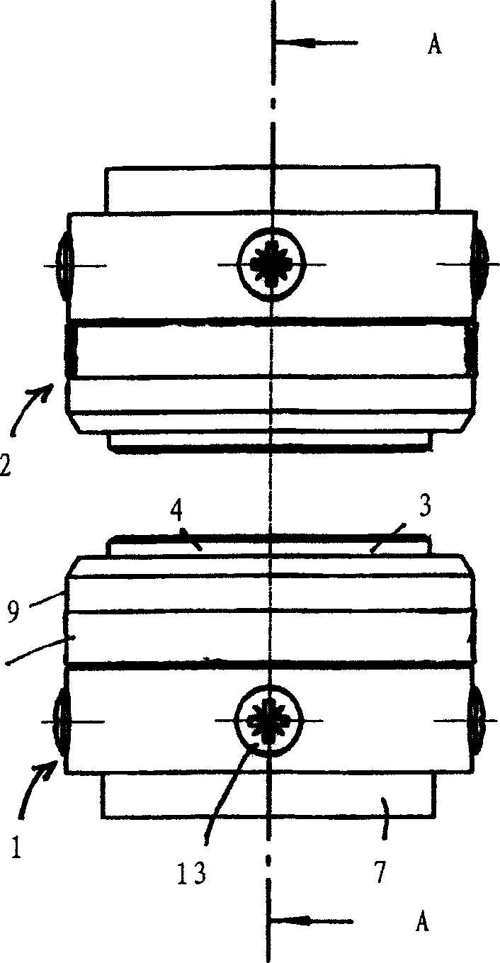 Tool for formed metal plate and section bar