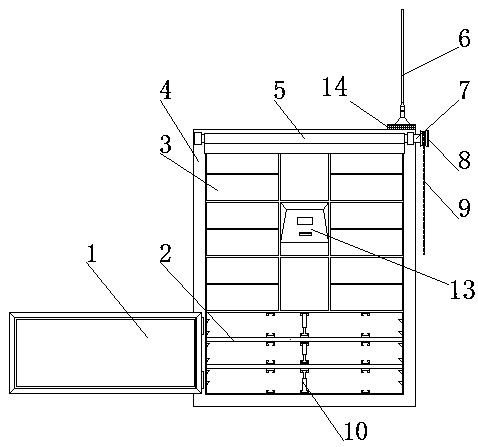 Intelligent control cabinet for exhibits, and using method thereof