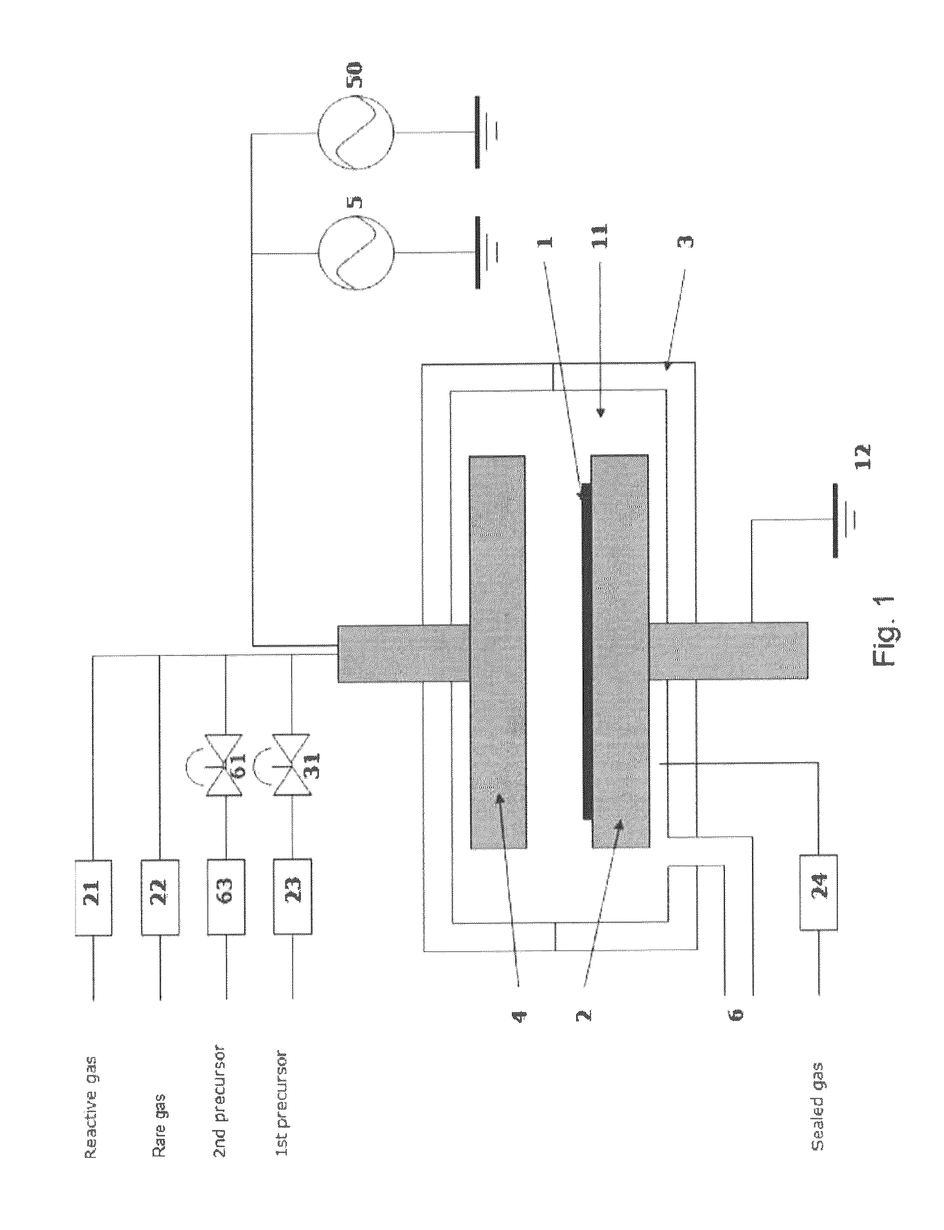 Method for forming Si-containing film using two precursors by ALD