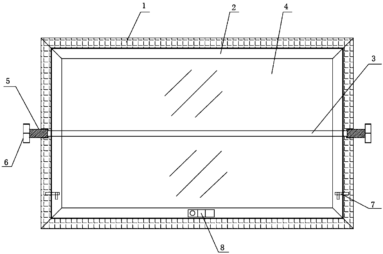 Rotary soundproof window