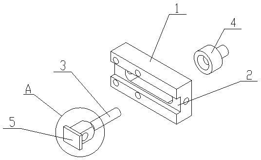 Fixing device for bending machine blade