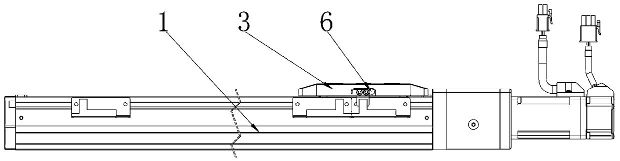 Lead screw sliding rail with lubricating oil path