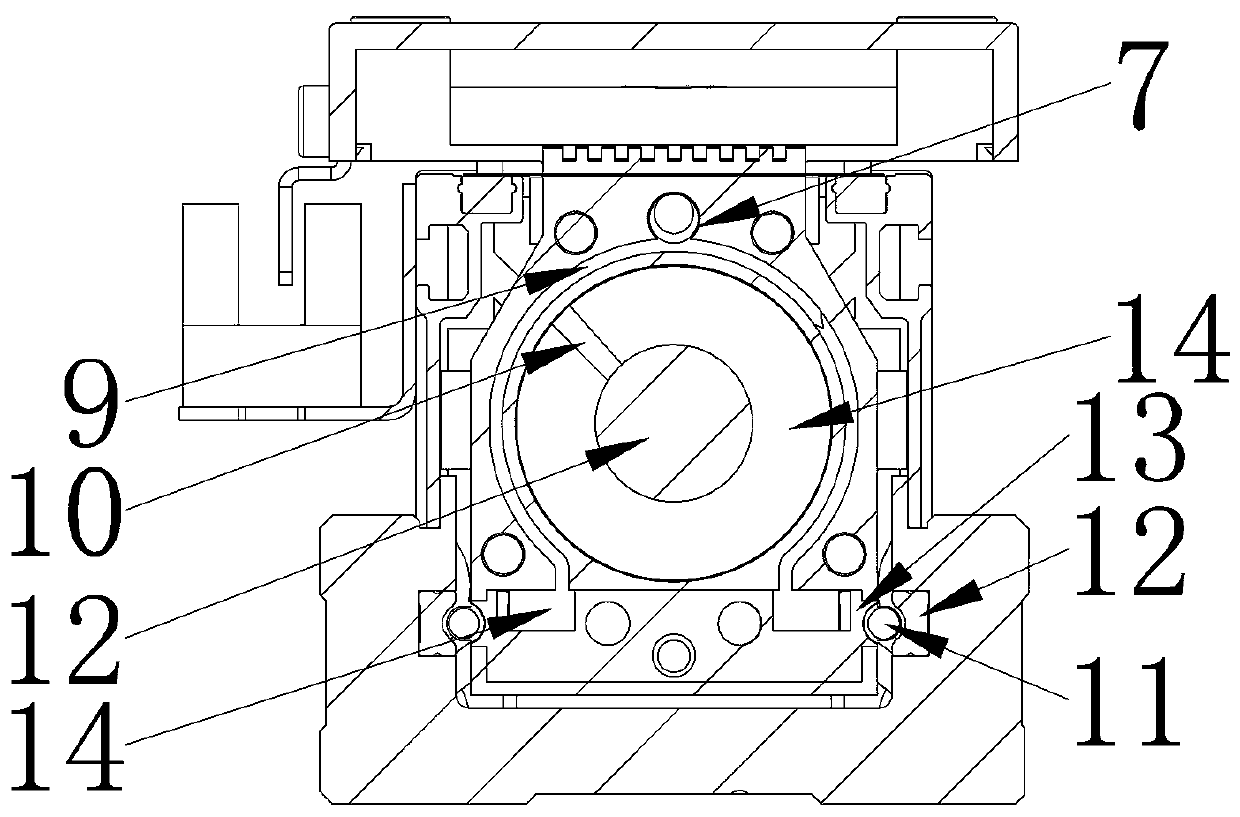 Lead screw sliding rail with lubricating oil path