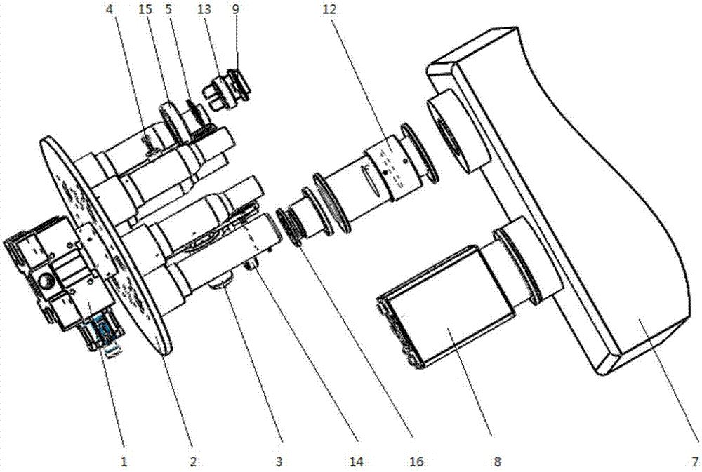 Hollow cathode lamp test device and test method