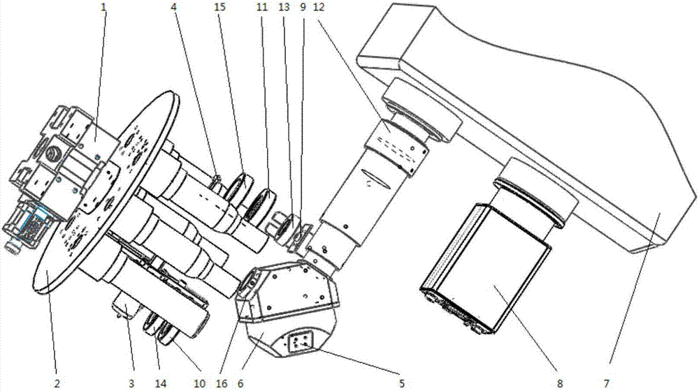 Hollow cathode lamp test device and test method