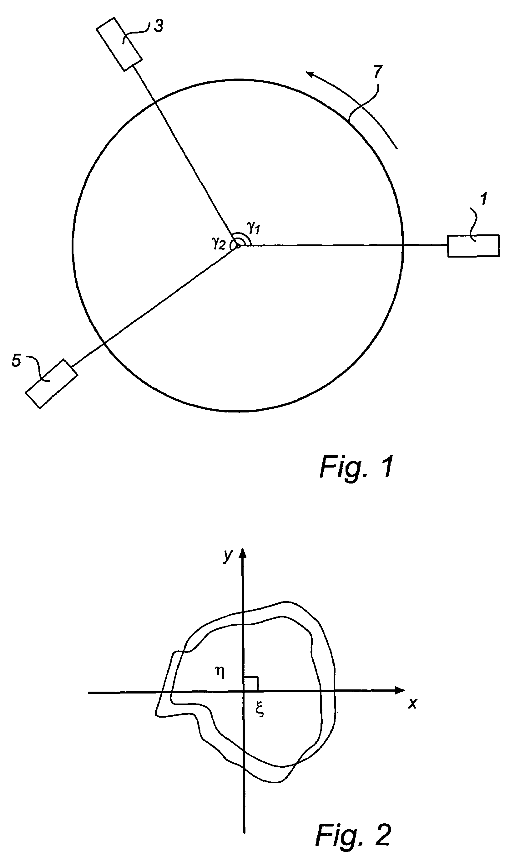 Device, method, computer program product, and carrier for indicating at least one of an orbit of, and a deviation from a nominally round surface
