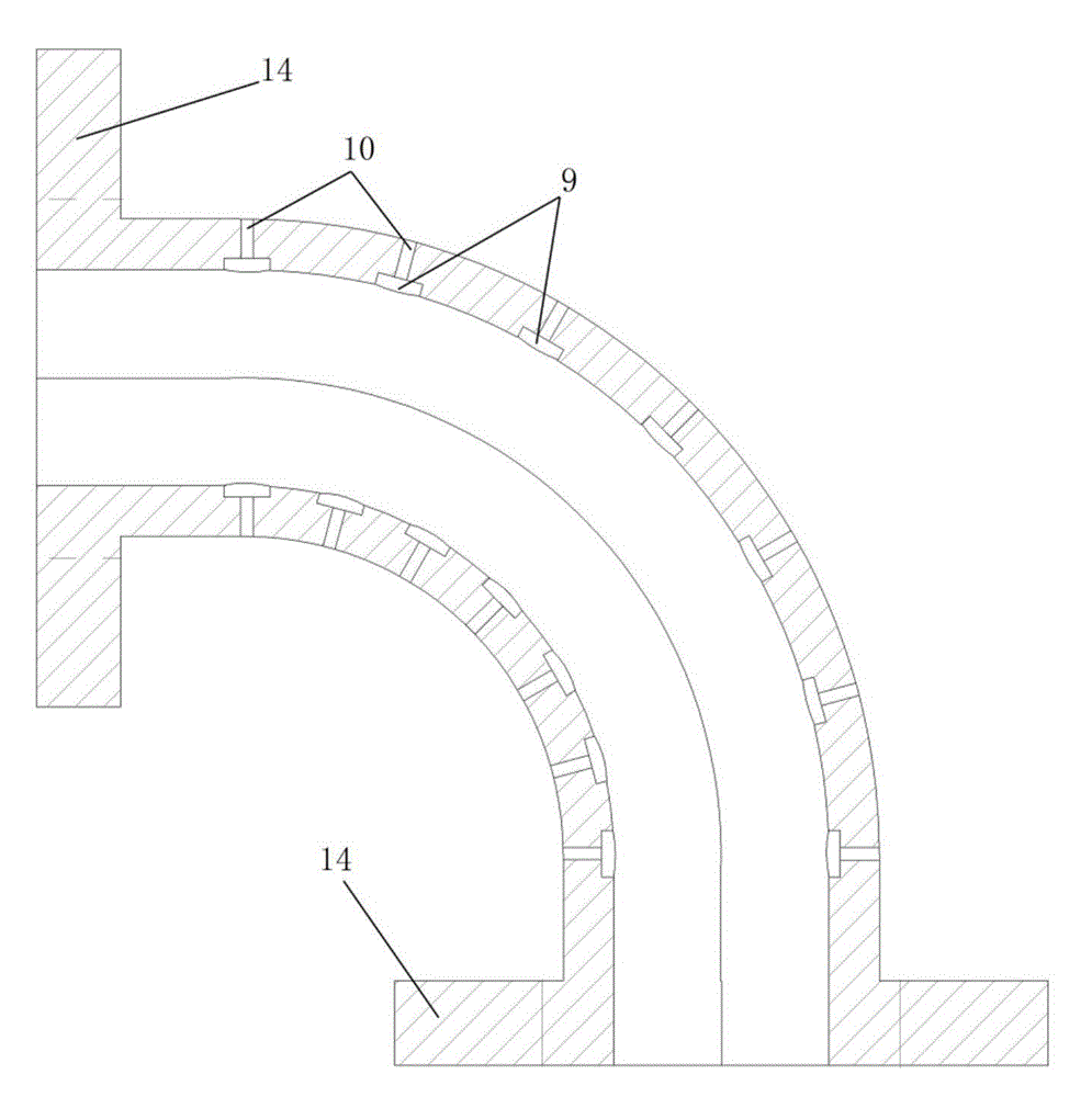 A kind of elbow erosion corrosion test system and test method