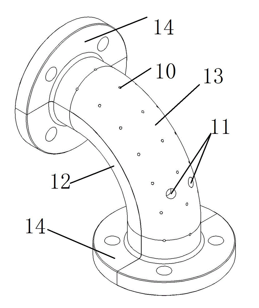 A kind of elbow erosion corrosion test system and test method