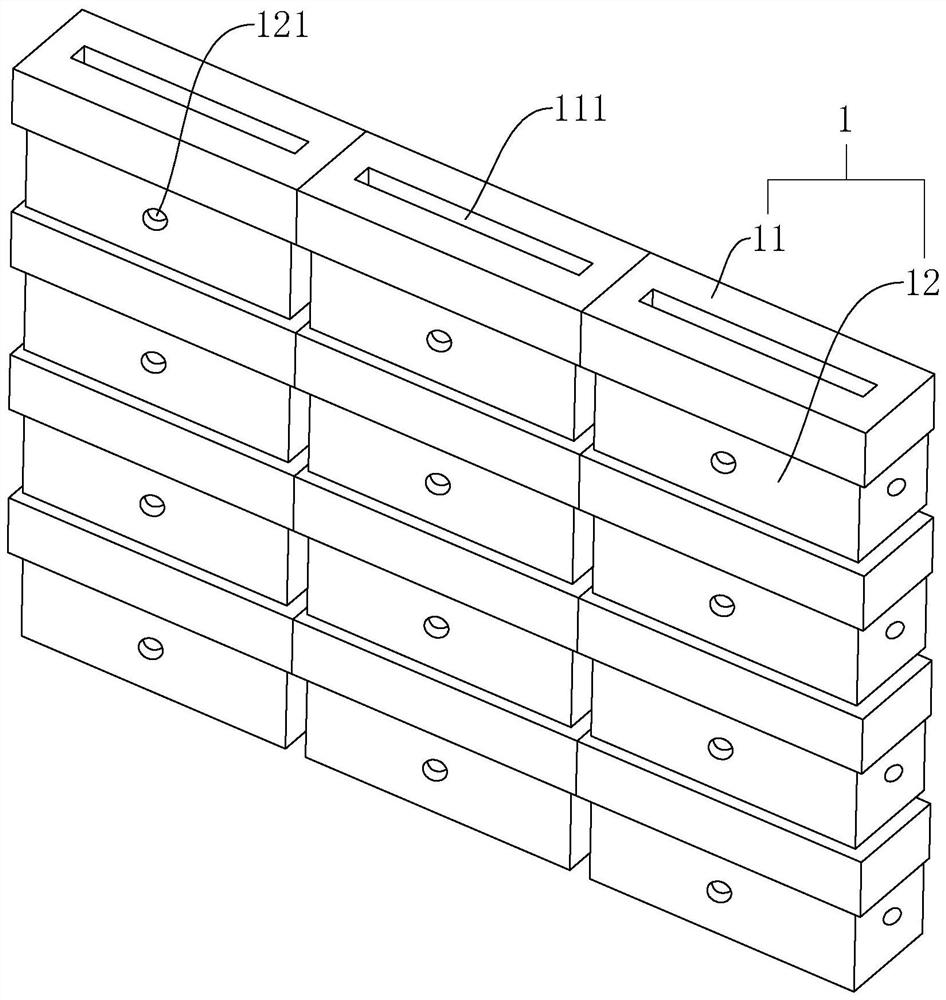 A kind of house building integrated assembly wall and assembly method