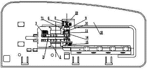 Mould system of multiple-die interchanged type indexing station and numerical-control turrent punch press