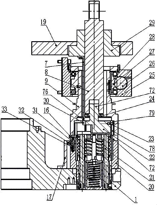 Mould system of multiple-die interchanged type indexing station and numerical-control turrent punch press