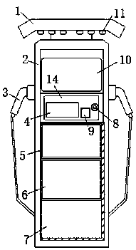 Intelligent charging stake for charging new energy vehicles