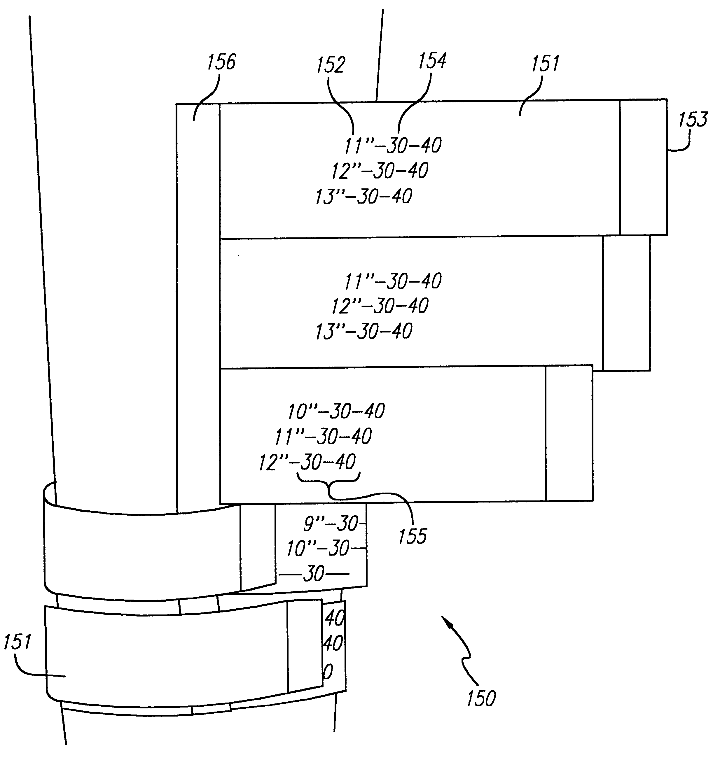 Compression device with compression measuring system